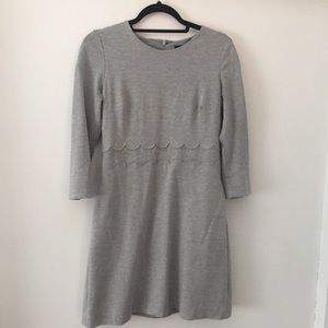 Banana Republic 3/4 Sleeve Grey Mini Dress